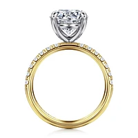 Gabriel & Co 9 Engagement Ring 14K Gold Contemporary ER16572R12M44JJ