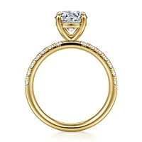Gabriel & Co 7.4 Engagement Ring 14K Yellow Gold Contemporary ER16572R6Y44JJ