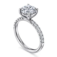 Gabriel & Co 8 Engagement Ring 14K White Gold Contemporary ER16572R8W44JJ