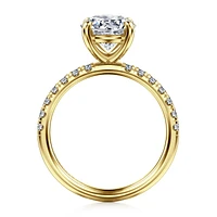 Gabriel & Co 8 Engagement Ring 14K Yellow Gold Contemporary ER16572R8Y44JJ