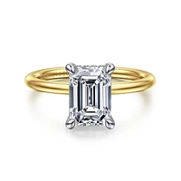 Gabriel & Co 8.5X6 Engagement Ring 14K Gold Classic ER16619E8M44JJ
