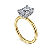Gabriel & Co 8.5X6 Engagement Ring 14K Gold Classic ER16619E8M44JJ
