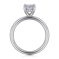 Gabriel & Co 9X6 Engagement Ring 14K White Gold Classic ER16619O6W44JJ