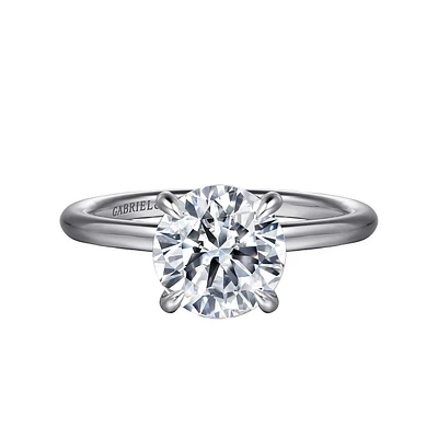 Gabriel & Co 8 Engagement Ring 14K White Gold Classic ER16619R8W44JJ