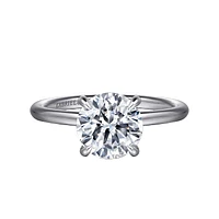 Gabriel & Co 8 Engagement Ring 14K White Gold Classic ER16619R8W44JJ