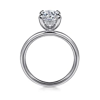 Gabriel & Co 8 Engagement Ring 14K White Gold Classic ER16619R8W44JJ