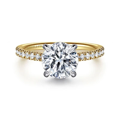 Gabriel & Co 8 Engagement Ring 14K Gold Classic ER16620R8M44JJ