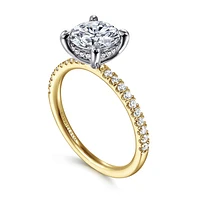 Gabriel & Co 8 Engagement Ring 14K Gold Classic ER16620R8M44JJ