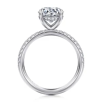 Gabriel & Co 8 Engagement Ring 14K White Gold Classic ER16620R8W44JJ