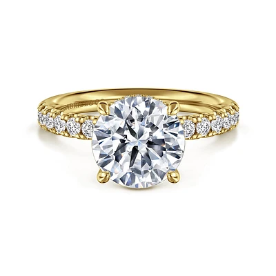 Gabriel & Co 8.7 Engagement Ring 14K Yellow Gold Classic ER16621R10Y44JJ