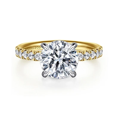 Gabriel & Co 9 Engagement Ring 14K Gold Classic ER16621R12M44JJ