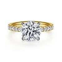 Gabriel & Co 9 Engagement Ring 14K Gold Classic ER16621R12M44JJ