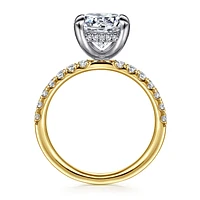 Gabriel & Co 9 Engagement Ring 14K Gold Classic ER16621R12M44JJ