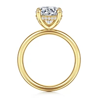 Gabriel & Co 8.5 Engagement Ring 14K Yellow Gold Classic ER16622R10Y44JJ