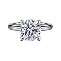Gabriel & Co 9 Engagement Ring 14K White Gold Classic ER16622R12W44JJ