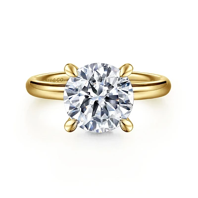 Gabriel & Co 9 Engagement Ring 14K Yellow Gold Classic ER16622R12Y44JJ