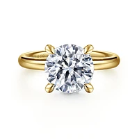 Gabriel & Co 9 Engagement Ring 14K Yellow Gold Classic ER16622R12Y44JJ