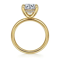 Gabriel & Co 9 Engagement Ring 14K Yellow Gold Classic ER16622R12Y44JJ