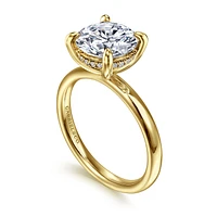 Gabriel & Co 9 Engagement Ring 14K Yellow Gold Classic ER16622R12Y44JJ