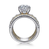 Gabriel & Co 9 Engagement Ring 14K Gold Contemporary ER16642R12M44JJ