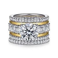 Gabriel & Co 9 Engagement Ring 14K Gold Contemporary ER16642R12M44JJ