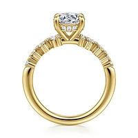 Gabriel & Co 7.4 Engagement Ring 14K Yellow Gold Starlight ER16665R6Y44JJ