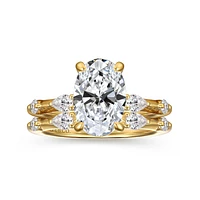 Gabriel & Co 10.5X7 Engagement Ring 14K Yellow Gold Starlight ER16666O8Y44JJ