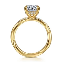Gabriel & Co 8 Engagement Ring 14K Yellow Gold Contemporary ER16669R8Y44JJ