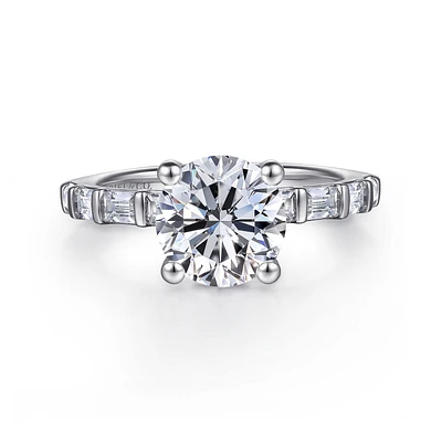 Gabriel & Co 8 Engagement Ring 14K White Gold Contemporary ER16674R8W44JJ