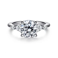 Gabriel & Co 8 Engagement Ring 14K Two-Tone Gold Contemporary ER16677R8T44JJ