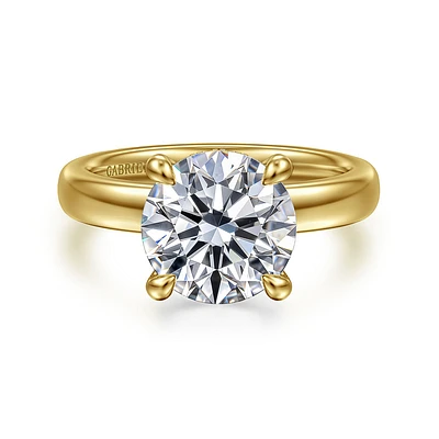Gabriel & Co 9 Engagement Ring 14K Yellow Gold Bujukan ER16680R12Y44JJ