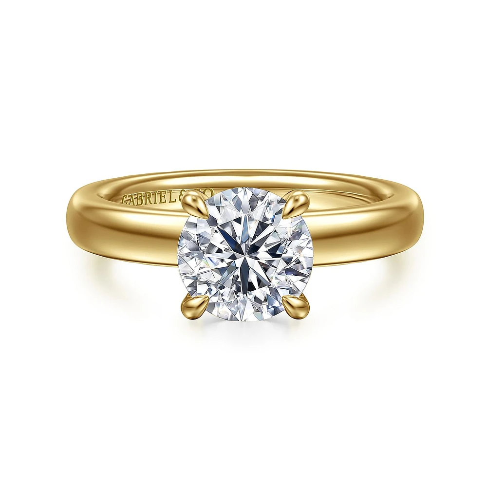Gabriel & Co 7.4 Engagement Ring 14K Yellow Gold Classic ER16680R6Y44JJ
