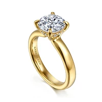 Gabriel & Co 8 Engagement Ring 14K Yellow Gold Classic ER16680R8Y44JJ