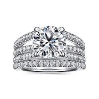 Gabriel & Co 9 Engagement Ring 14K White Gold Contemporary ER16682R12W44JJ