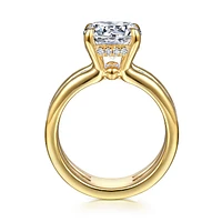 Gabriel & Co 9 Engagement Ring 14K Yellow Gold Contemporary ER16686R12Y44JJ