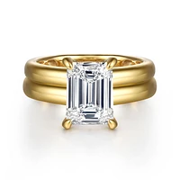 Gabriel & Co 9.5X7 Engagement Ring 14K Yellow Gold Bujukan ER16687E12Y44JJ