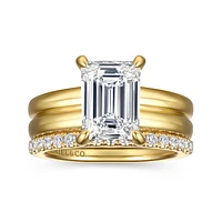 Gabriel & Co 9.5X7 Engagement Ring 14K Yellow Gold Bujukan ER16687E12Y44JJ