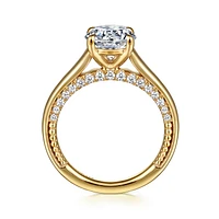 Gabriel & Co 8 Engagement Ring 14K Yellow Gold Classic ER16691R8Y44JJ