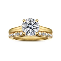 Gabriel & Co 8 Engagement Ring 14K Yellow Gold Classic ER16691R8Y44JJ