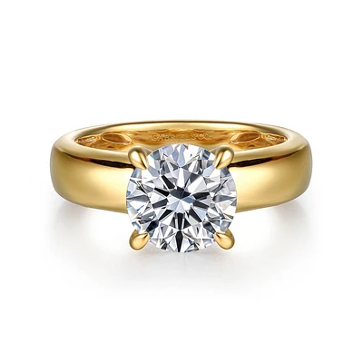 Gabriel & Co 8 Engagement Ring 14K Yellow Gold Bujukan ER16692R8Y44JJ