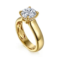 Gabriel & Co 8 Engagement Ring 14K Yellow Gold Bujukan ER16692R8Y44JJ