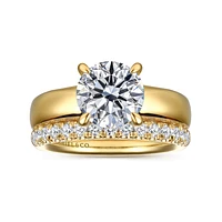 Gabriel & Co 8 Engagement Ring 14K Yellow Gold Bujukan ER16692R8Y44JJ