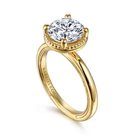 Gabriel & Co 8 Engagement Ring 14K Yellow Gold Contemporary ER16693R8Y4JJJ