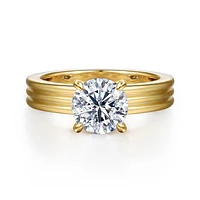 Gabriel & Co 7.4 Engagement Ring 14K Yellow Gold Contemporary ER16695R6Y44JJ