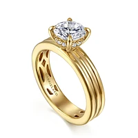 Gabriel & Co 7.4 Engagement Ring 14K Yellow Gold Contemporary ER16695R6Y44JJ
