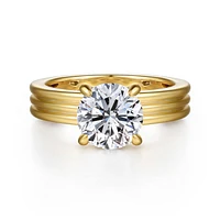 Gabriel & Co 8 Engagement Ring 14K Yellow Gold Contemporary ER16695R8Y44JJ