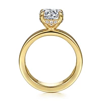 Gabriel & Co 8 Engagement Ring 14K Yellow Gold Contemporary ER16695R8Y44JJ