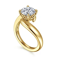 Gabriel & Co 7.4 Engagement Ring 14K Yellow Gold Contemporary ER16698R6Y4JJJ