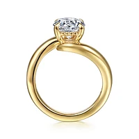 Gabriel & Co 8 Engagement Ring 14K Yellow Gold Contemporary ER16698R8Y4JJJ