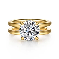 Gabriel & Co 9 Engagement Ring 14K Yellow Gold Contemporary ER16711R12Y44JJ